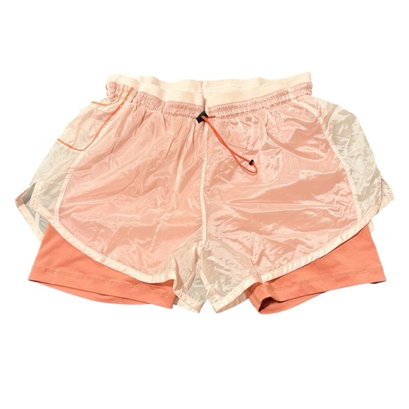 Nike Pants - Nike Women’s Icon Clash Tempo Drawstring Mid Rise Coral  Running Shorts Size S